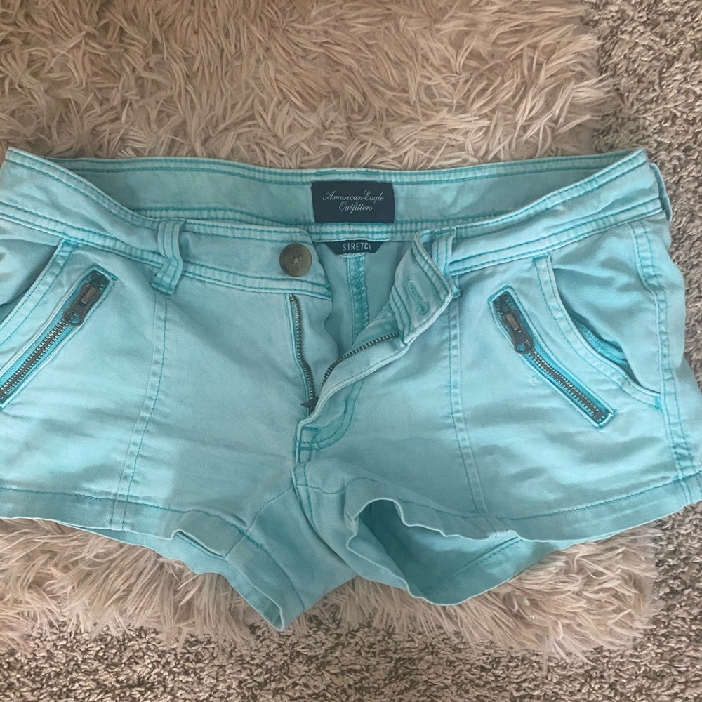 Turquoise American Eagle Shorts